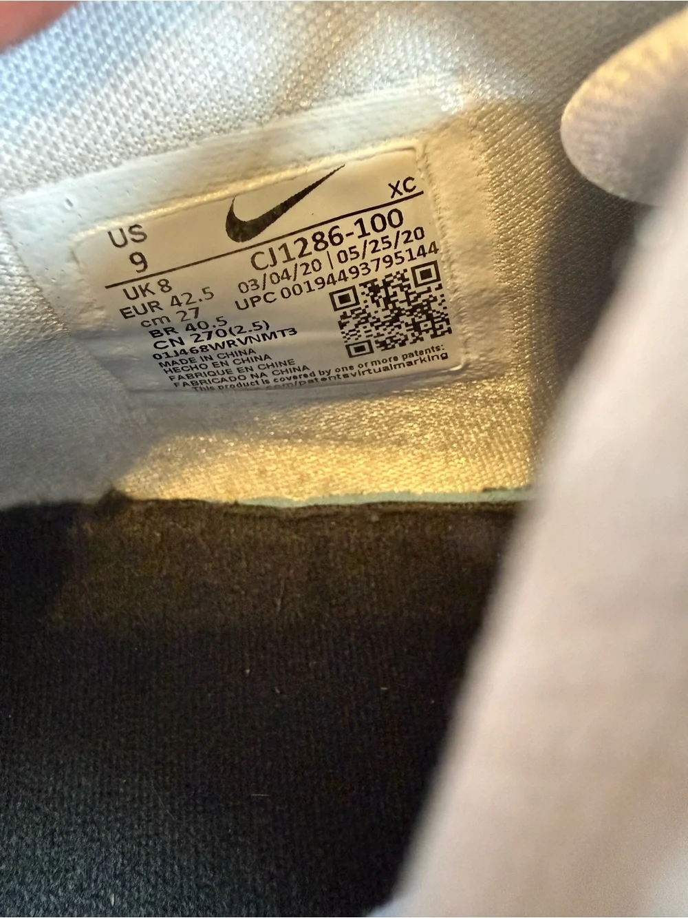 Nike Kyrie Cream & Black Low-Top Training Shoes